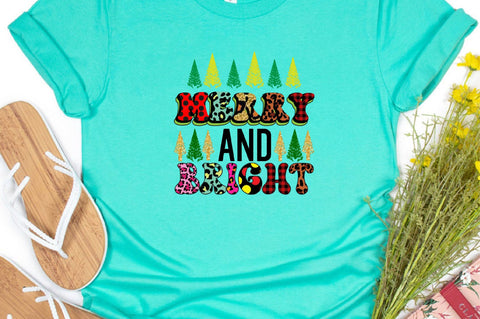 Merry and Bright Sublimation SVGArt 
