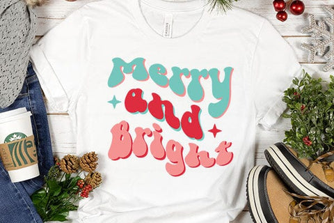 Merry And Bright SVG Angelina750 
