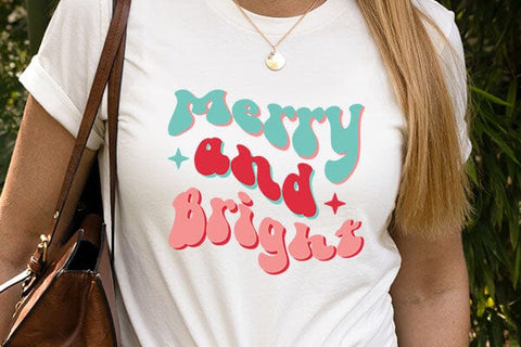 Merry And Bright SVG Angelina750 