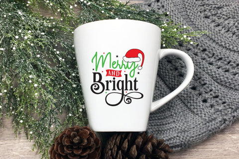 Merry and Bright SVG, Christmas SVG SVG CraftLabSVG 
