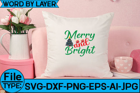 Merry and Bright SVG Cut File SVG Studio Innate 