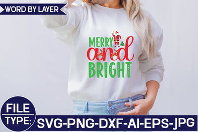 Merry and Bright SVG Cut File SVG Studio Innate 