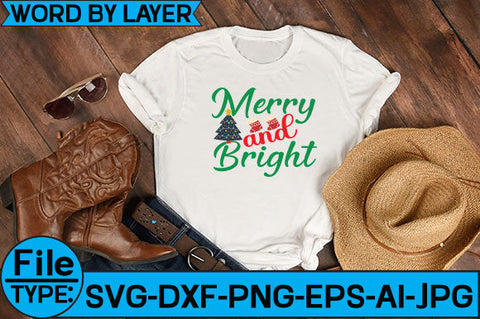 Merry and Bright SVG Cut File SVG Studio Innate 