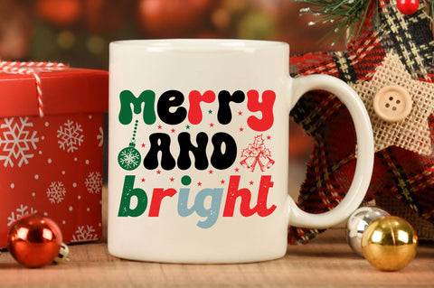 Merry and bright SVG Design SVG Regulrcrative 