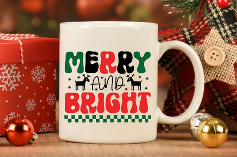 Merry and bright SVG Design SVG Regulrcrative 