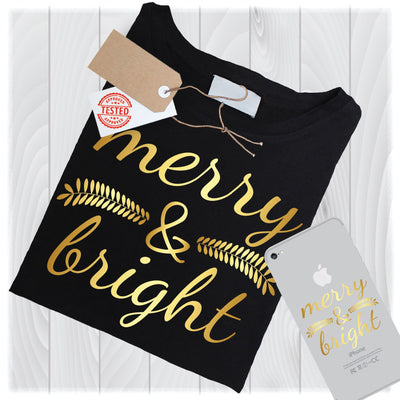 Merry and Bright SVG Files for Cricut Designs | Christmas SVG Files SVG My Sew Cute Boutique 
