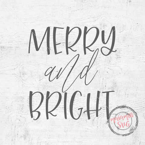Merry and Bright SVG, Funny Christmas Svg, Christmas Lights Svg, Christmas Wreath Svg, Merry & Bright Svg, Funny Christmas Svg SVG MaiamiiiSVG 