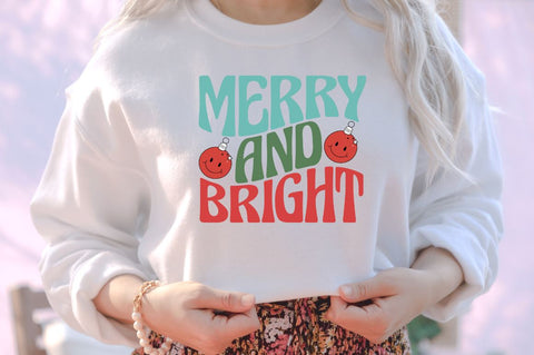 Merry and bright SVG SVG DESIGNISTIC 