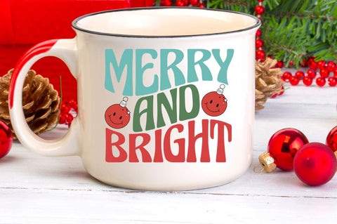 Merry and bright SVG SVG DESIGNISTIC 