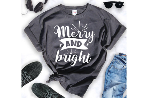 merry and bright svg SVG orpitasn 