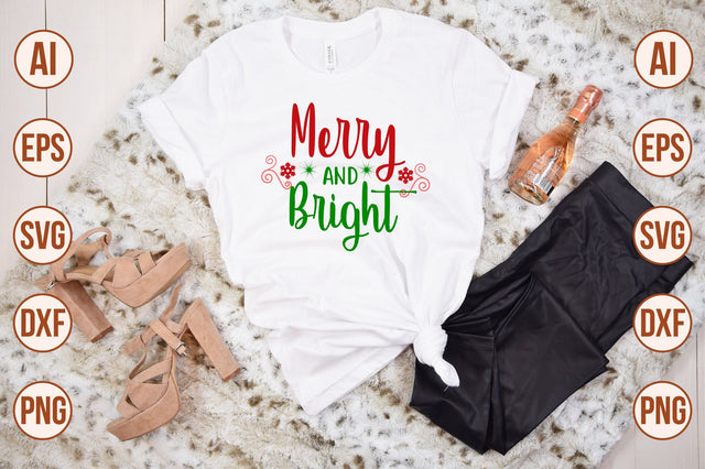 Merry and Bright svg SVG shah alam 