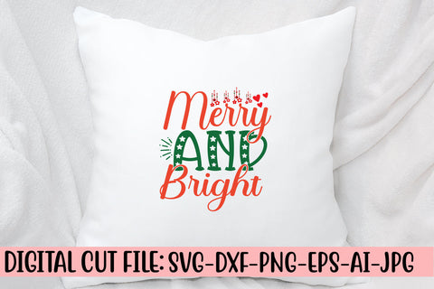 Merry And Bright SVG SVG Syaman 
