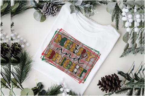 Merry and Bright Vintage Leopard Sublimation Sublimation Jagonath Roy 