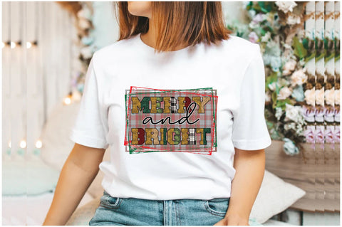 Merry and Bright Vintage Leopard Sublimation Sublimation Jagonath Roy 