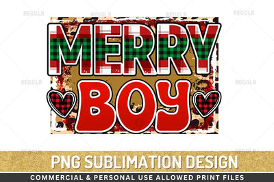 Merry boy Sublimation Design Sublimation Regulrcrative 