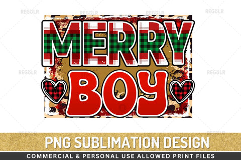 Merry boy Sublimation Design Sublimation Regulrcrative 