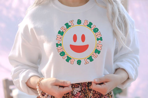 Merry & bright merry & bright SVG SVG DESIGNISTIC 