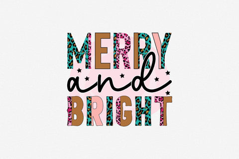Merry & Bright Sublimation SVGArt 