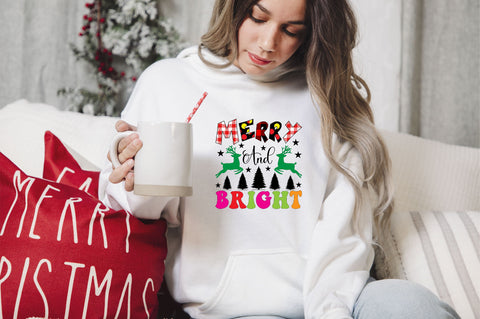 Merry & bright Sublimation SVGArt 