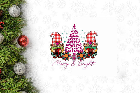 Merry & Bright Sublimation SVGArt 