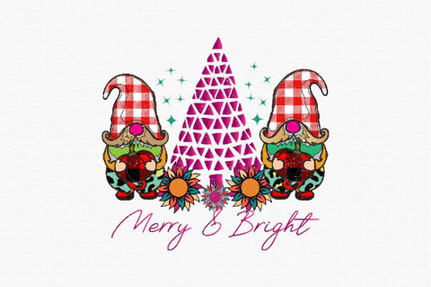 Merry & Bright Sublimation SVGArt 
