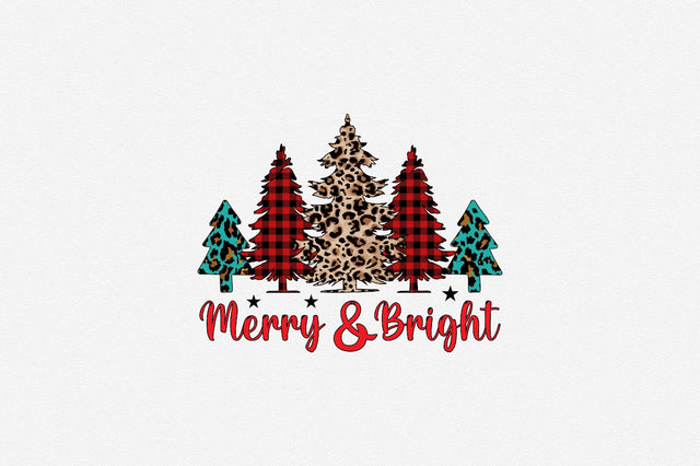 Merry & Bright Sublimation SVGArt 