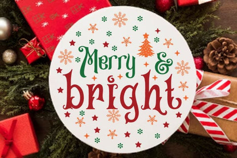 merry & bright SVG Angelina750 