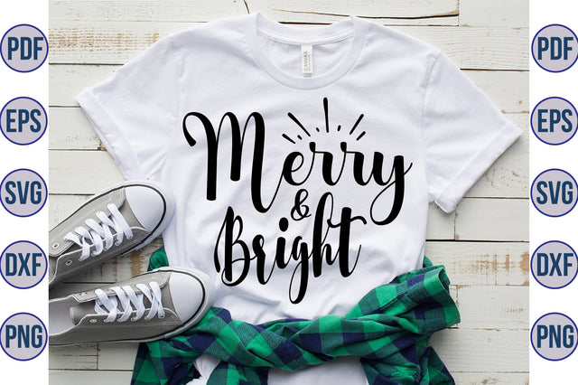 Merry & Bright svg SVG orpitasn 