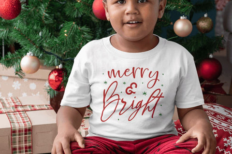 Merry & bright SVG SVG Regulrcrative 