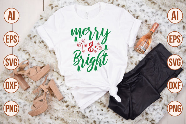 Merry & Bright svg SVG shah alam 