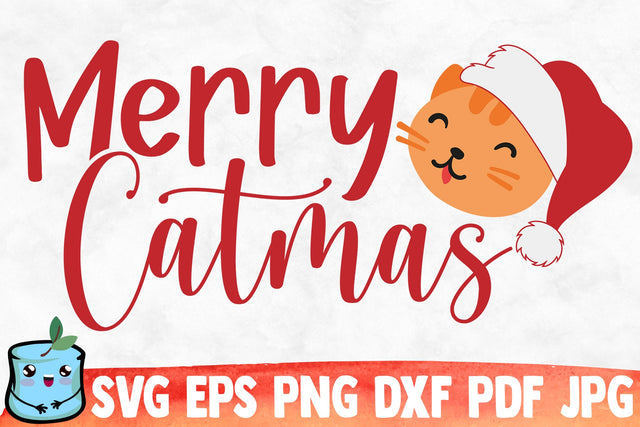 Merry Catmas SVG MintyMarshmallows 