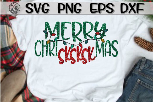 Merry Chri SKSKSK Mas - SVG - DXF - EPS - PNG SVG On the Beach Boutique 