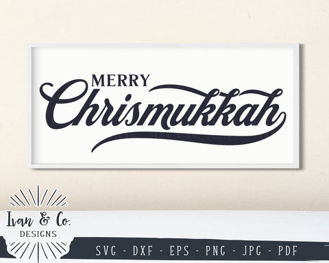 Merry Chrismukkah SVG Files | Christmas | Hanukkah SVG (883688801) SVG Ivan & Co. Designs 