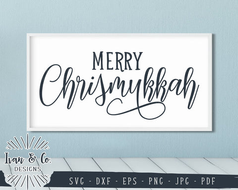 Merry Chrismukkah SVG Files | Christmas | Hanukkah SVG (884178247) SVG Ivan & Co. Designs 