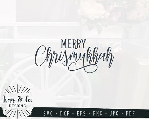 Merry Chrismukkah SVG Files | Christmas | Hanukkah SVG (884178247) SVG Ivan & Co. Designs 
