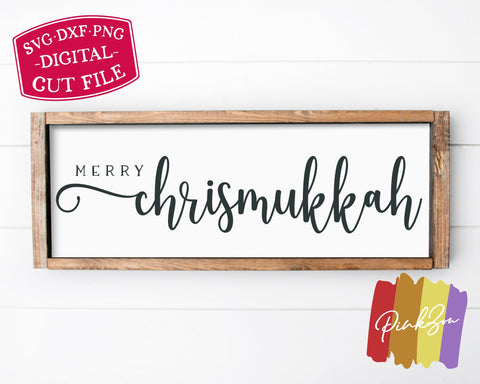 Merry Chrismukkah SVG Files, Christmas Hanukkah Svg, Farmhouse Svg, Christmas Svg, Holidays Svg, Winter Svg, Commercial Use, Digital Cut Files (1309272813) SVG PinkZou 
