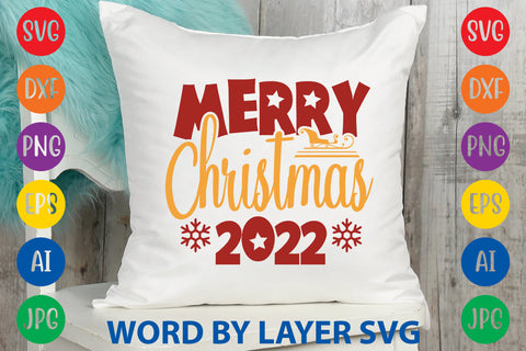 Merry Christmas 2022, Christmas SVG Design SVG Rafiqul20606 