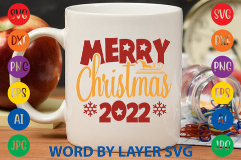 Merry Christmas 2022, Christmas SVG Design SVG Rafiqul20606 