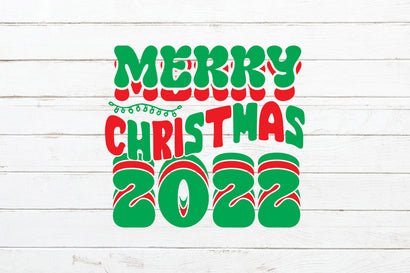 Merry Christmas 2022 Retro SVG SVG Rafiqul20606 