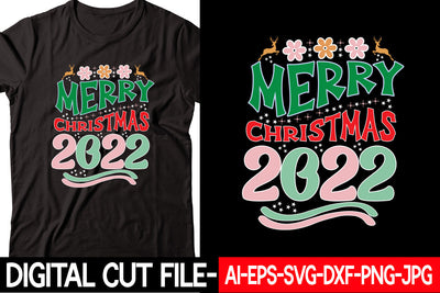 Merry Christmas 2022 SVG cut file SVG Blessedprint 