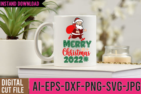 Merry Christmas 2022 SVG Design , Merry Christmas 2022 SVG Design Quotes SVG BlackCatsMedia 