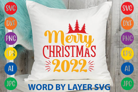 Merry Christmas 2022 SVG DESIGN SVG Rafiqul20606 