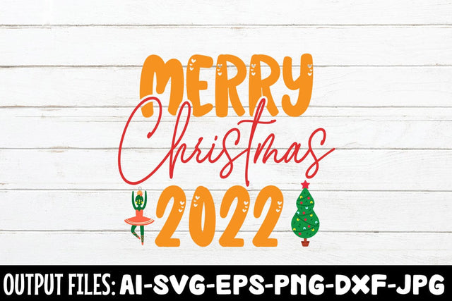 Merry Christmas 2022 svg design SVG Rafiqul20606 