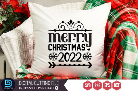 Merry christmas 2022 SVG, Merry christmas 2022 SVG DESIGNISTIC 
