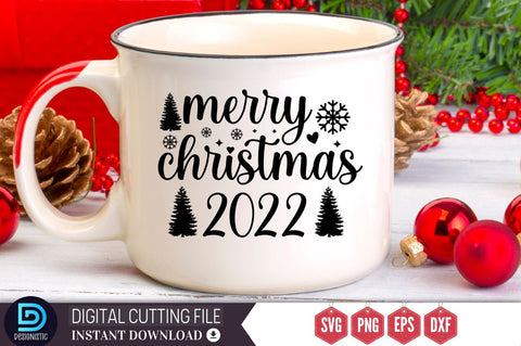 Merry christmas 2022 SVG, Merry christmas 2022 SVG DESIGNISTIC 