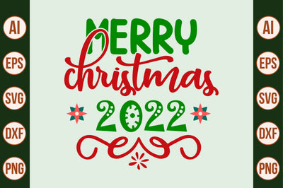 merry christmas 2022-svg SVG nirmal108roy 