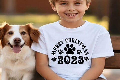 Merry Christmas 2023 SVG Angelina750 