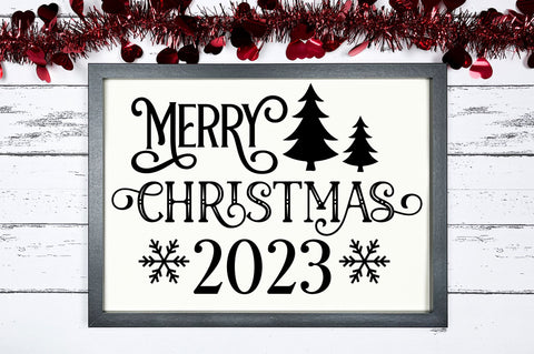 Merry Christmas 2023 SVG Design SVG Regulrcrative 