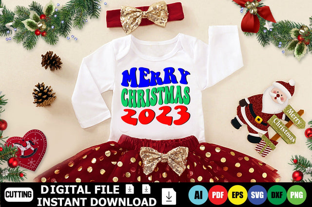 Merry Christmas 2023 SVG Shahin alam 