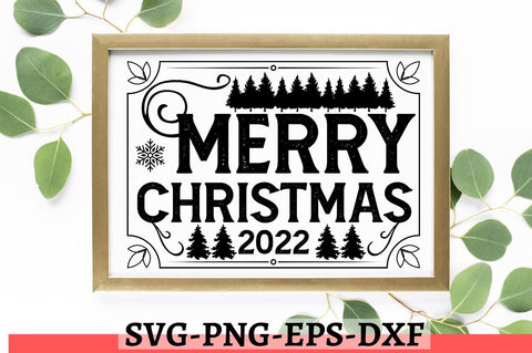 Merry christmas 2023 SVG SVG DESIGNISTIC 